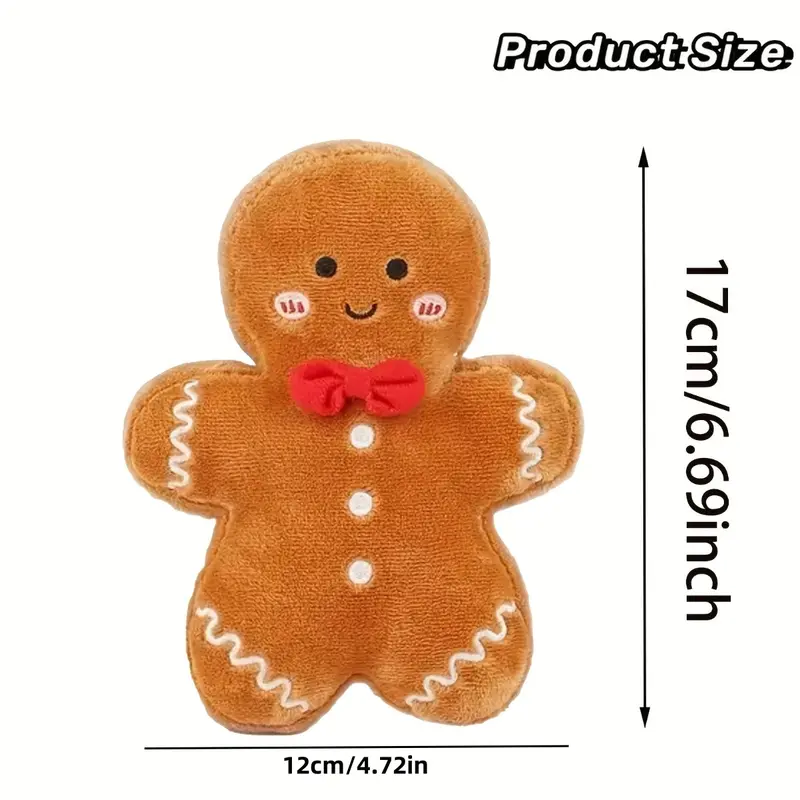Gingerbread Man Plush Toy Stuffed Animals Cartoon