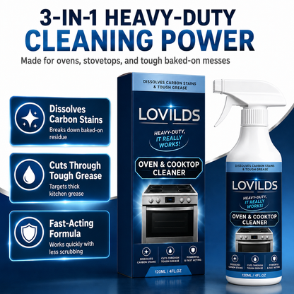 🌻LOVILDS Heavy Duty Oven & Cooktop Cleaner Spray