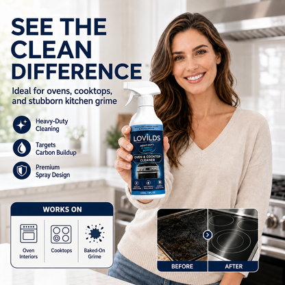 🌻LOVILDS Heavy Duty Oven & Cooktop Cleaner Spray
