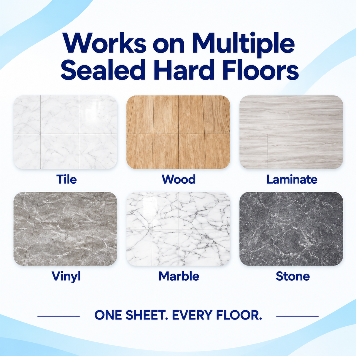 🌿 Multi-Surface Antibacterial Floor Cleaner Sheets – For Hardwood, Tile & Laminate 🛡️
